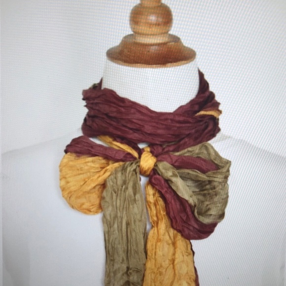 Scarf, 100% natural silk - Picture 3 of 3